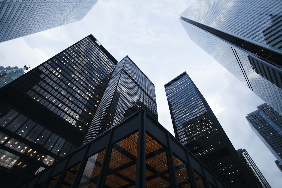Modern corporate buildings — SECP company registration in Pakistan